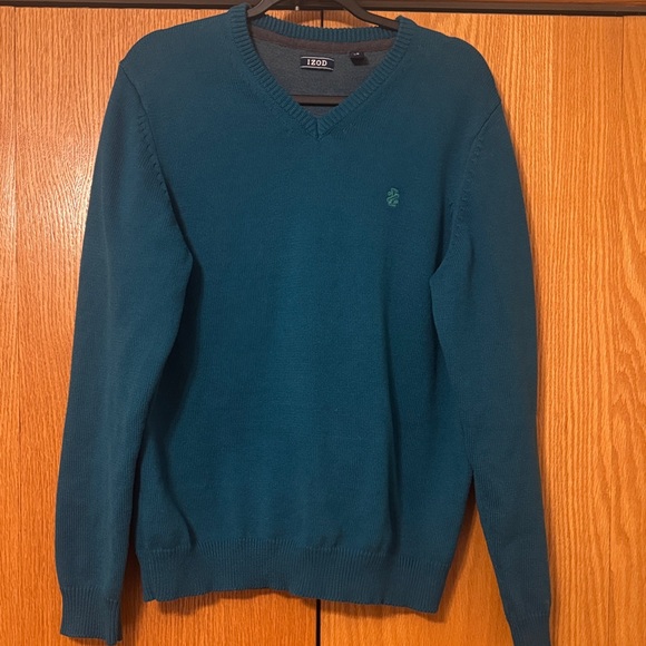 Izod Other - Izod Men's Deep Teal V-Neck Sweater